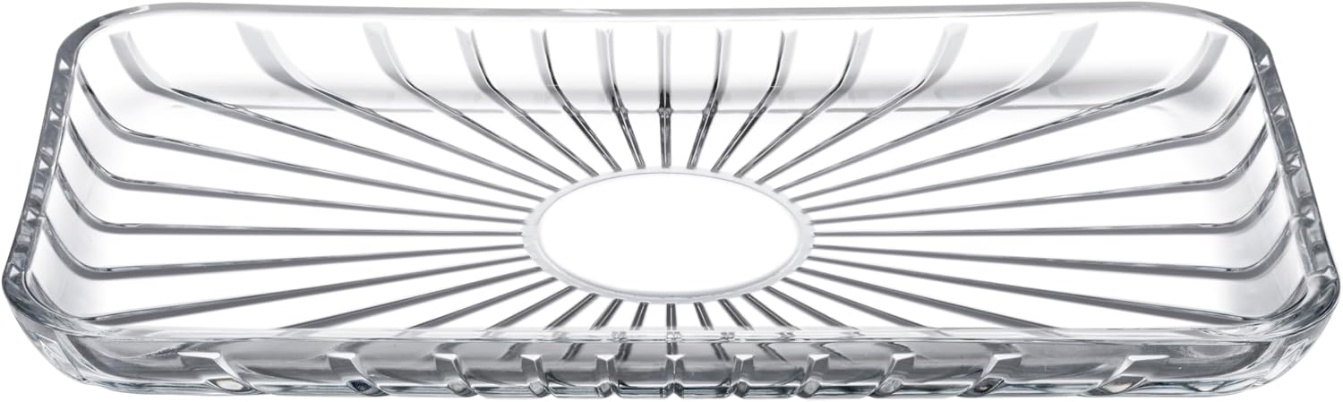 Paşabahçe ELEGANT DİKDÖRTGEN SERVİS TABAĞI 165X280, SEFFAF