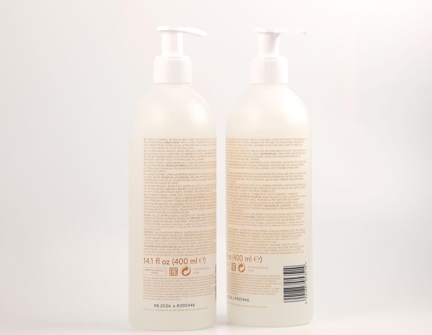 Doğal Bakım Intim Yıkama Jeli 400 Ml