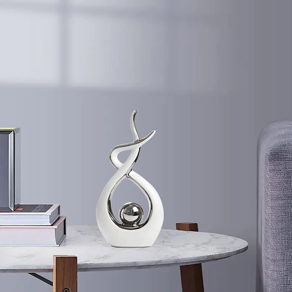 Ev Dekoru Modern Soyut Sanat Seramik Heykel Masa Dekorasyonları Yemek Odası Oturma Odası Ofis Orta Parçası için