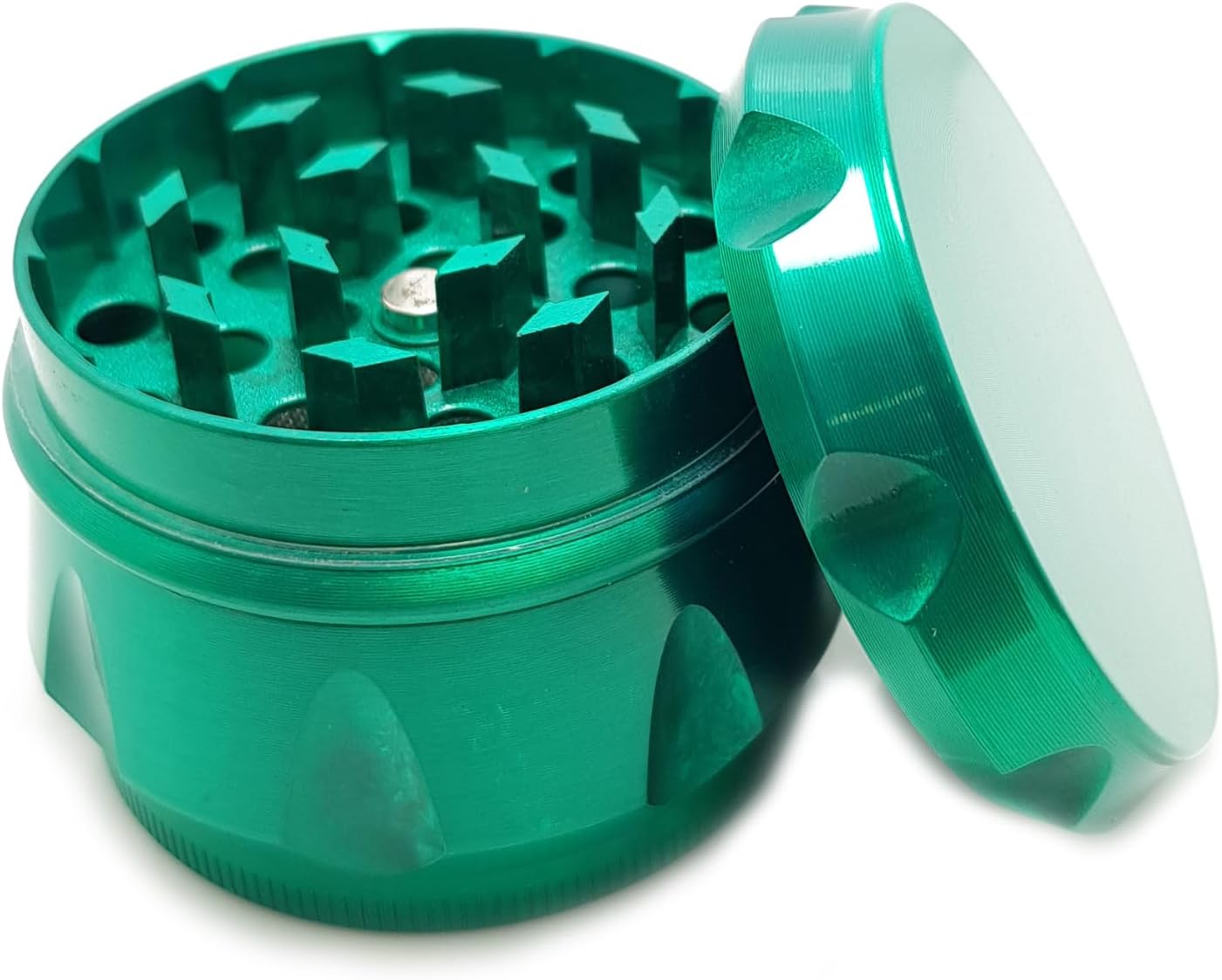 Yeşil 55 mm. Baharat Herbal Öğütücüsü Parçalayıcı pz39ys