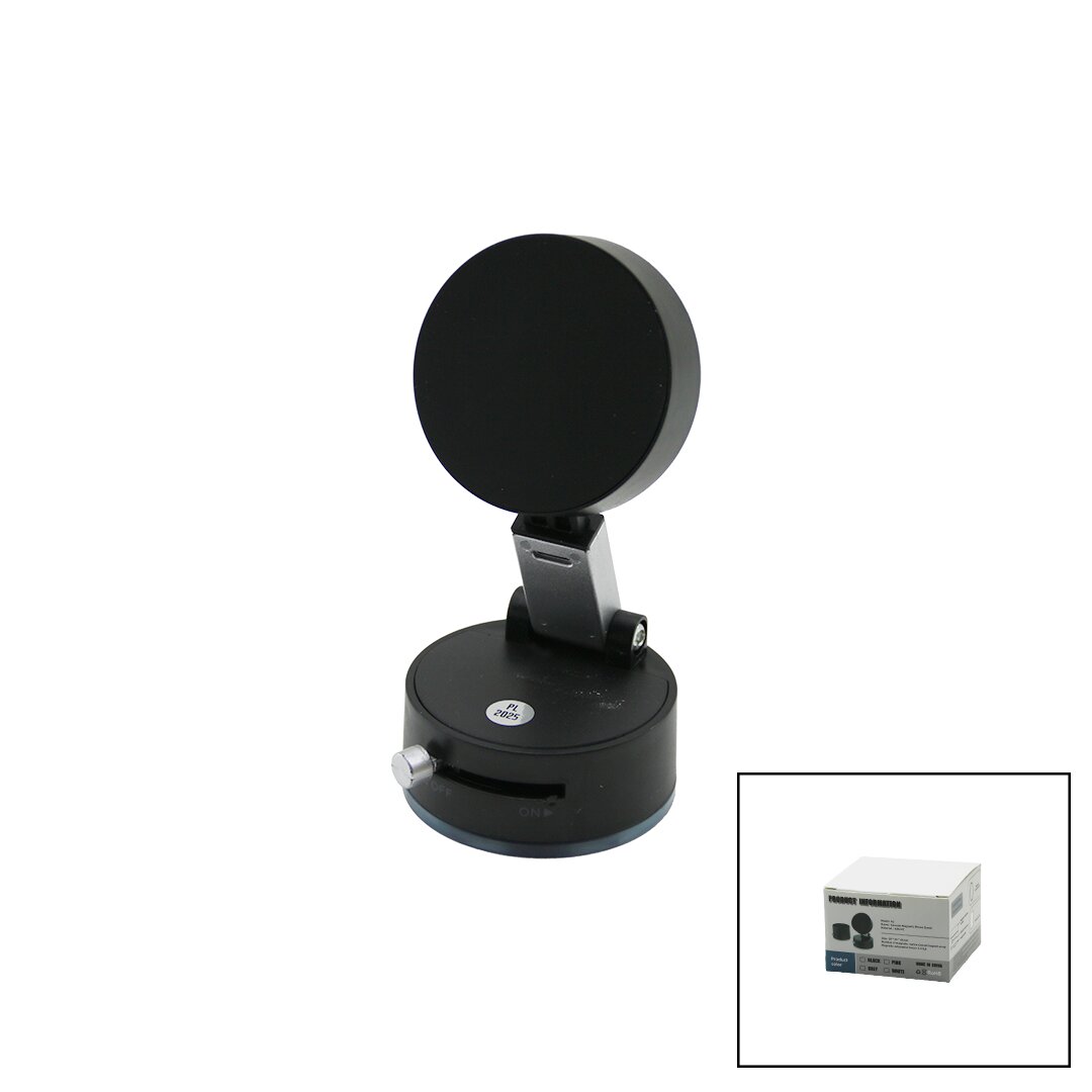 Mıknatıslı Oto - Araç Telefon Tutacak Vakumlu Oynar Başlık - AYAK=UZA-KISA=3.5-5CM5.9CMX4.3CM PL-8625
