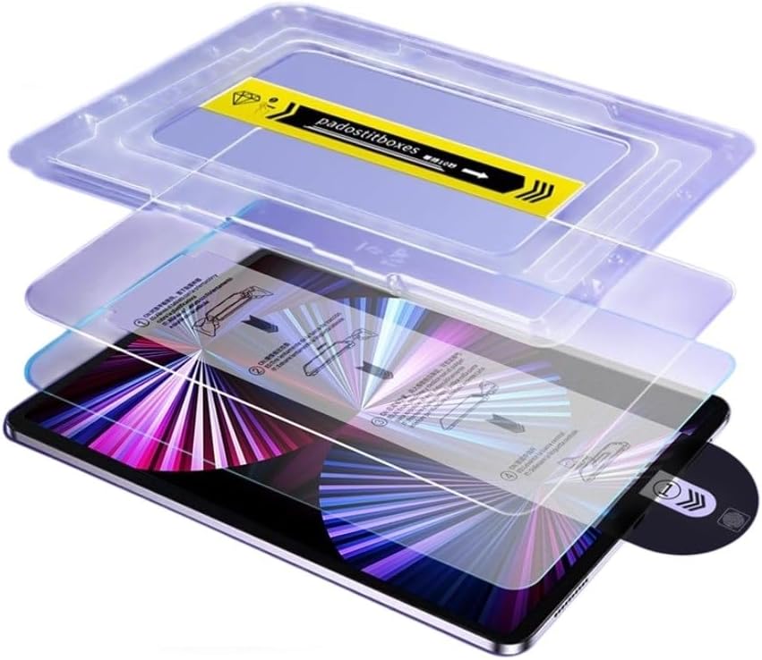 Kolay Kurulum Mekanizmalı Tablet Cam Hw Matepad Air 11.5 İçin Tablet Ekran Koruyucu Aparatlı Dokunmatik Kurulum Temperli Cam Oto Hizalama