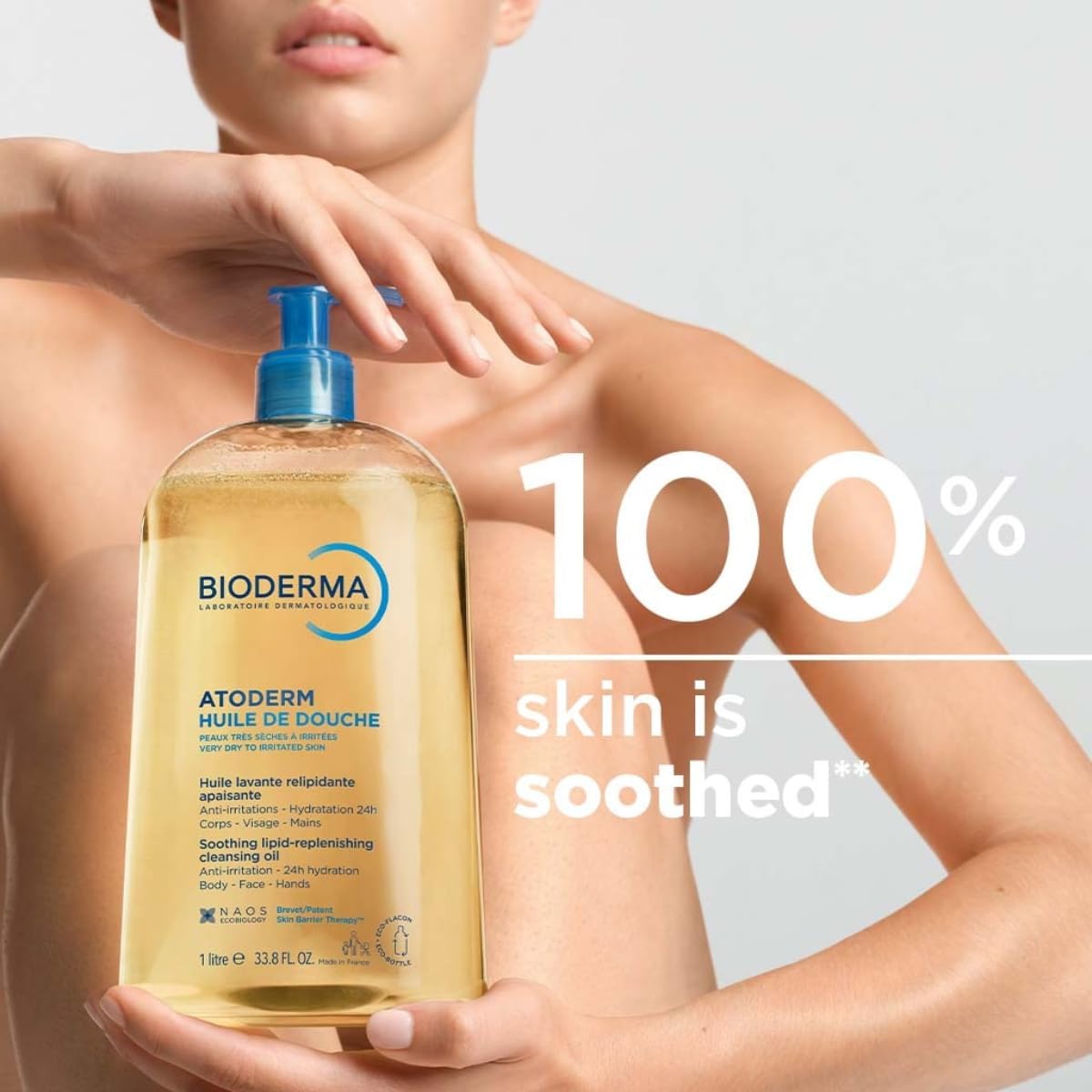 Atoderm Shower Oil Kuru Ciltler için Niasinamid İçeren Nemlendirici ve Besleyici Duş Yağı Bebek, Çocuk ve Yetişkin Kullanımına Uygun