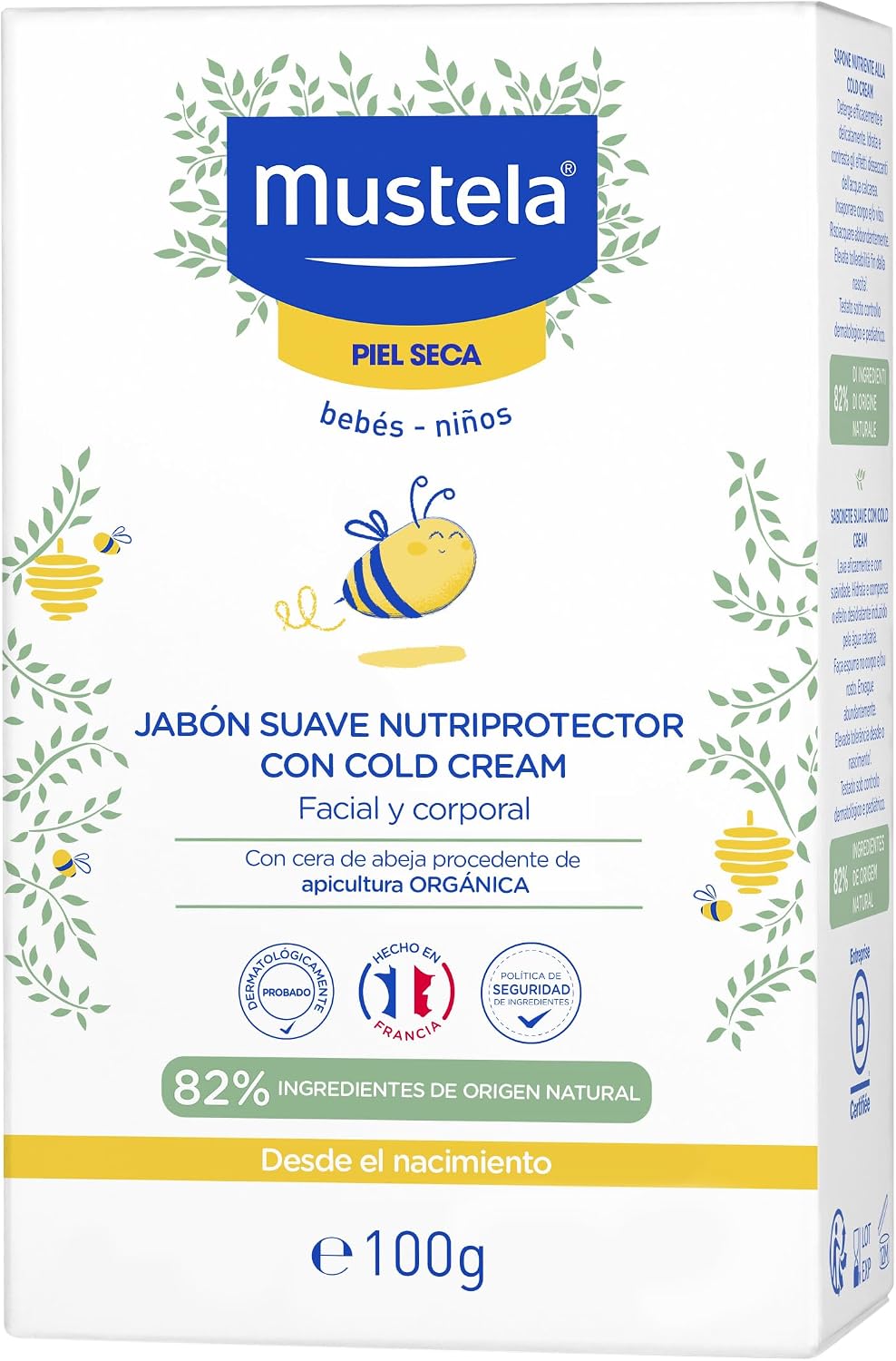 Mustela Mustela Kuru Ciltler İçin Cold Cream İçeren Sabun 100g 1 Paket