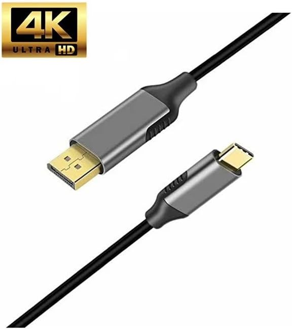 K01E Type-C To Display Port Dp 4K Hd 60Hz Görüntü Aktarım Kablosu