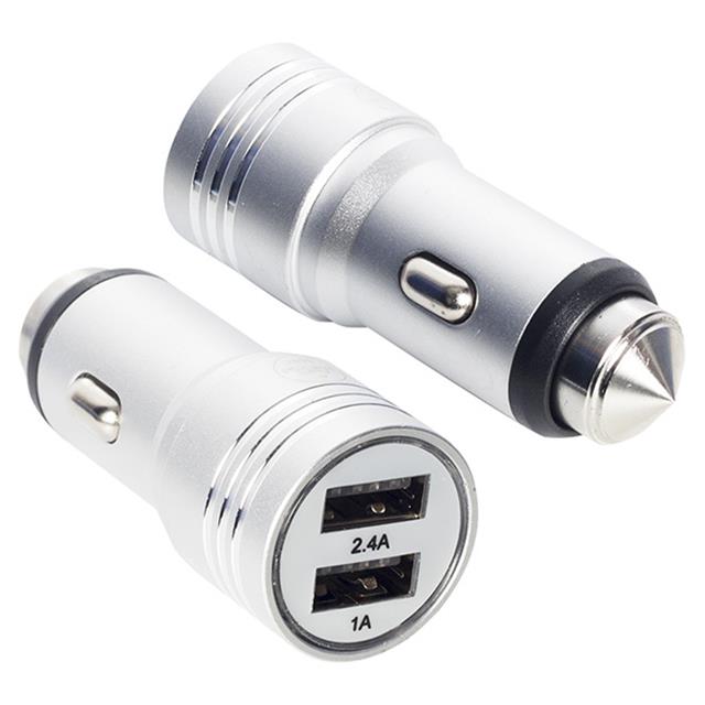 Powerway X-633 Çift Usb’li 3.1 Amper Metal Çakmaklık Araç Şarj Cihazı