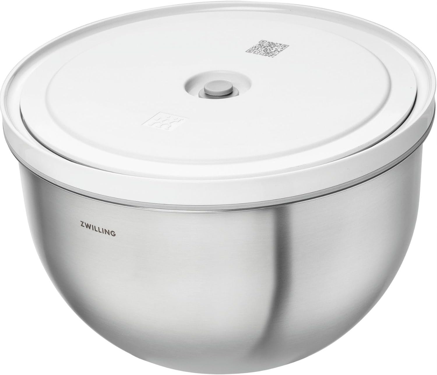 Fresh & Save Bowls Vakumlu Saklama Kabı, L, 24 Santimetre, Paslanmaz Çelik, Metalik Gri