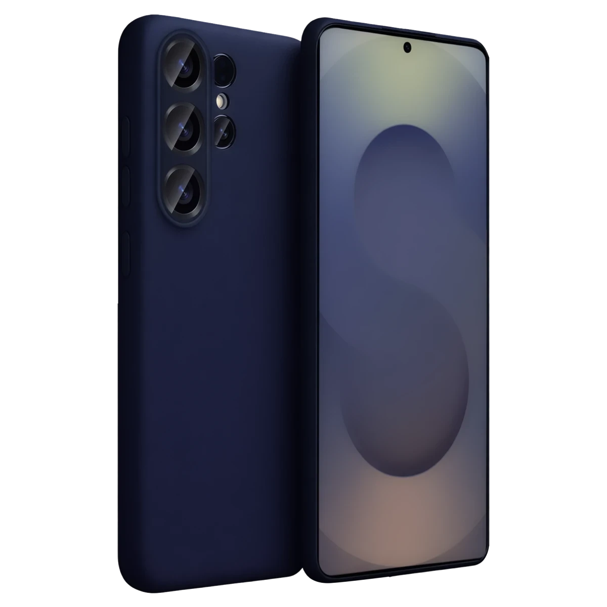 Samsung Galaxy S26 Ultra Nano içi Kadife Silikon - Lacivert