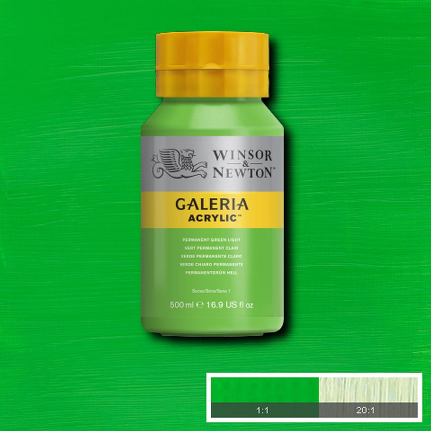 Winsor Newton Galeria Akrilik Boya Permanent Green Light