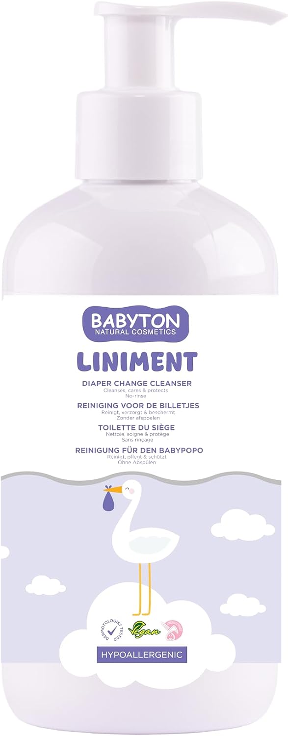 Doğal Liniment Bebek Bezi Değiştirme Temizleyici Ve Pişik Önleyici 400 Ml