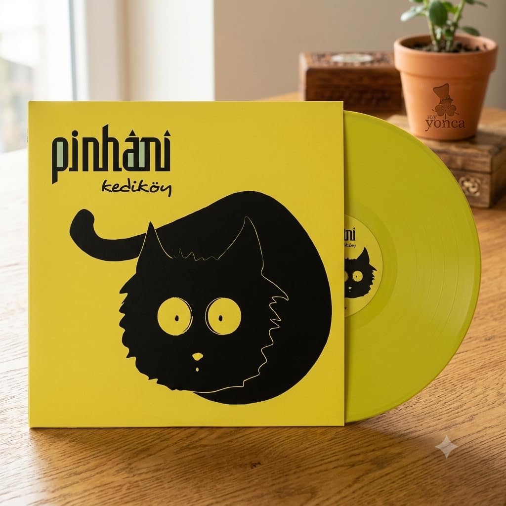 Pinhani Kediköy Renkli Plak Lime Green LP