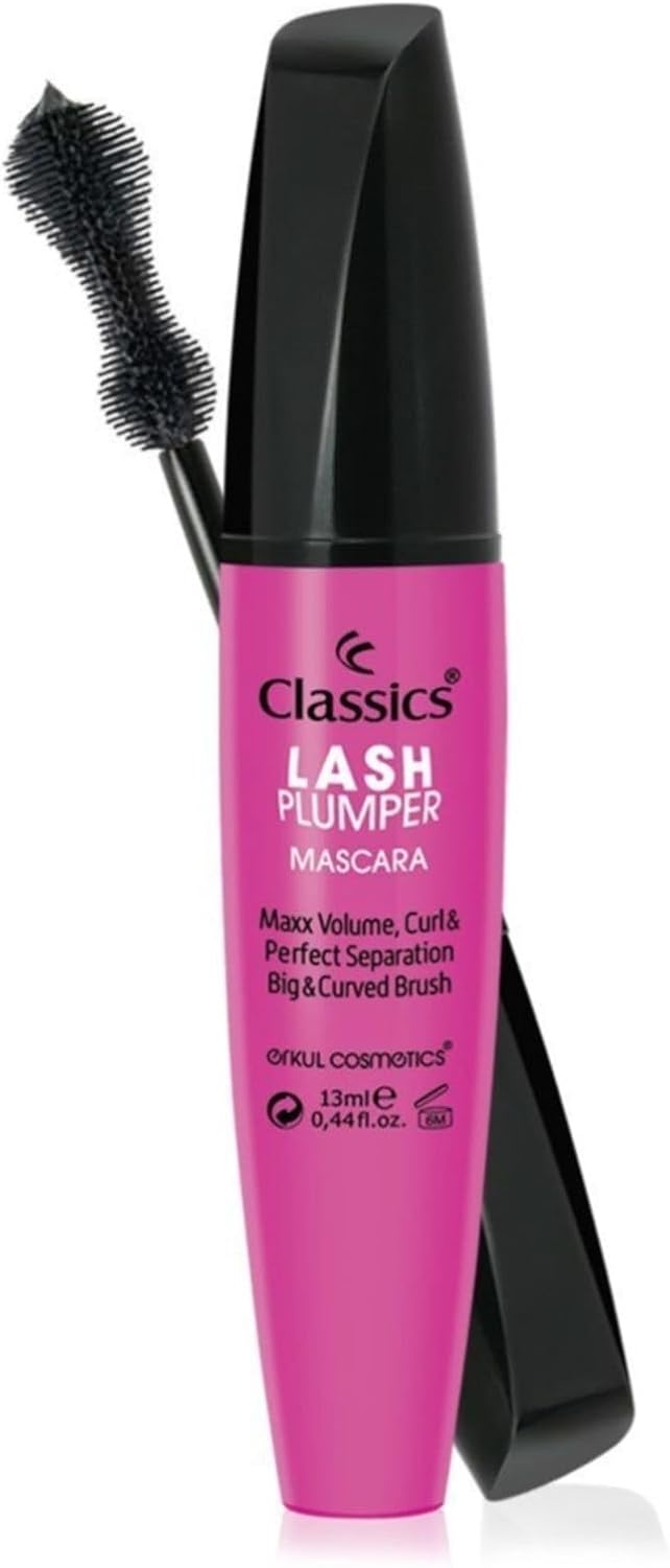 Classics Lash Plumper Mascara, doğal, kalın ve yoğun görünümlü kirpikler