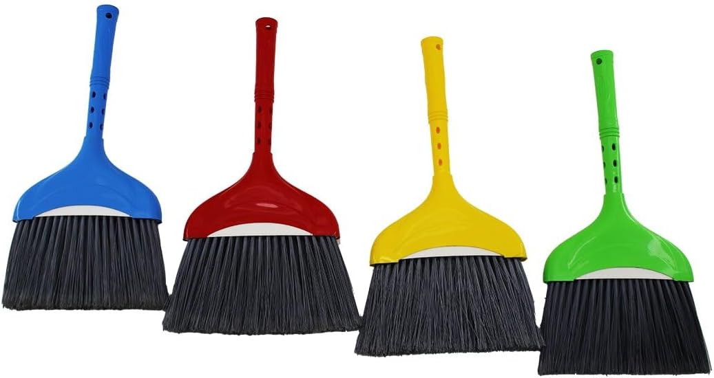 Urve Ur-3256 Lale (No:3) Süpürge (Renkli Plastik & Saptak Saplı)*30