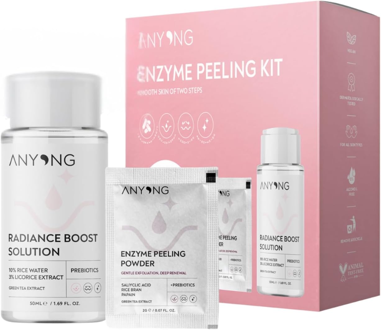 Enzim Peeling Kit (Papain Enzimi, Salisilik Asit & Pirinç Suyu)