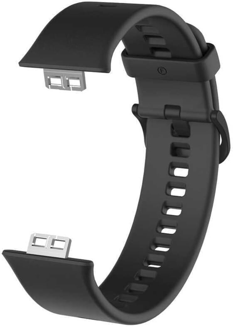 Huawei ile uyumlu Watch Fit Kordon Silikon Bileklik Kopçaklı Kordon 43
