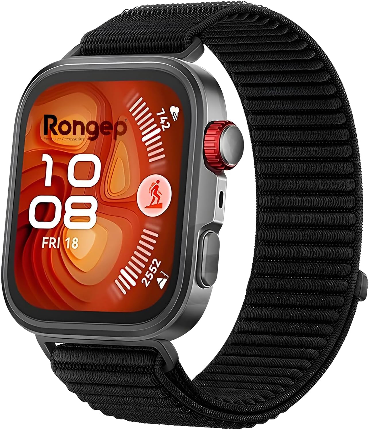 Huawei Watch Fit 4/4 Pro/Fit 3 ile Uyumlu Mountain Loop Kordon 1. Sınıf Dokuma Kumaş Metalik Bağlantılı Fıt 4 Kayış Premium Yumuşaklıkta Terletmeyen Yedek Fit 4 Pro Kordon