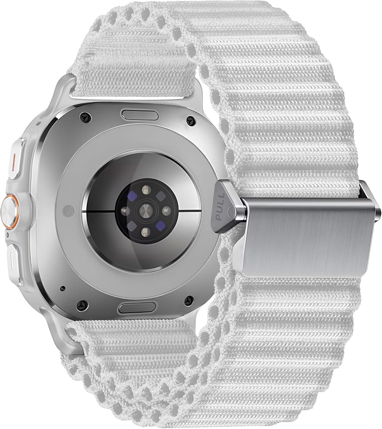 Samsung Galaxy Watch Ultra 47mm ile Uyumlu Delikli Model Trail Loop Yumuşak ve Hafif Kumaş Kordon