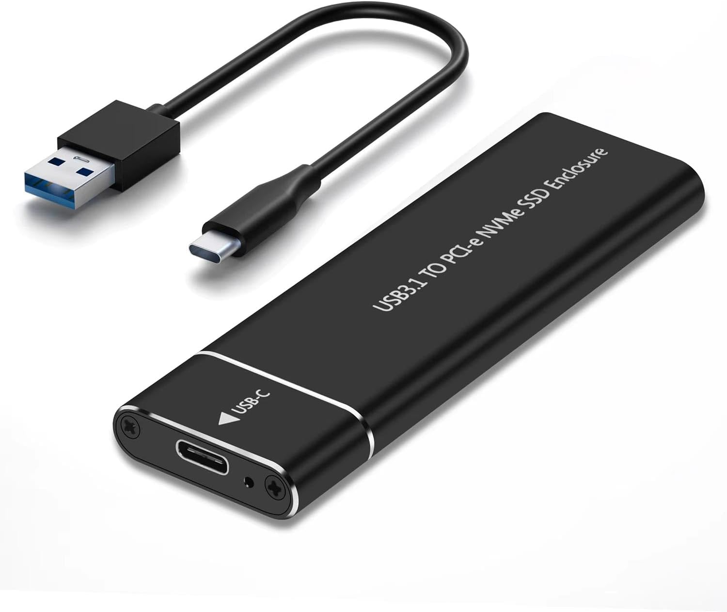 Cr18 10 Gbps Harddisk Kutusu NVMe M.2 SSD PCI-E OTG Çevirici Adaptör USB 3.1 Type-C Gen2