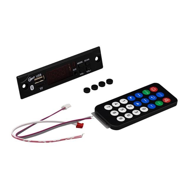 M517 Oto Teyp Dijital Player Board USB/AUX/SD/FM/Bluetooth Kumandalı Mikrofonsuz Çevirici (12V-500MA)