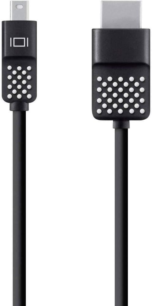 Mini 1.8 m Display Port to HDMI Cable siyah