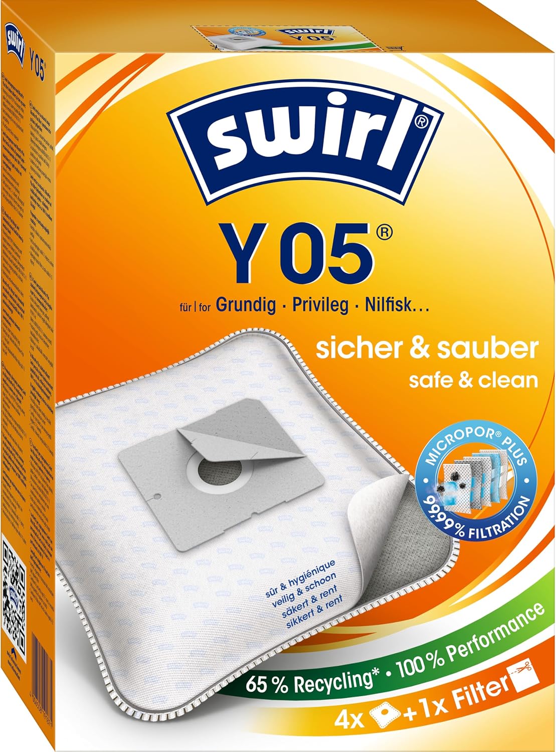 Y05 EcoPor, Elektrikli Süpürge Toz Torbası