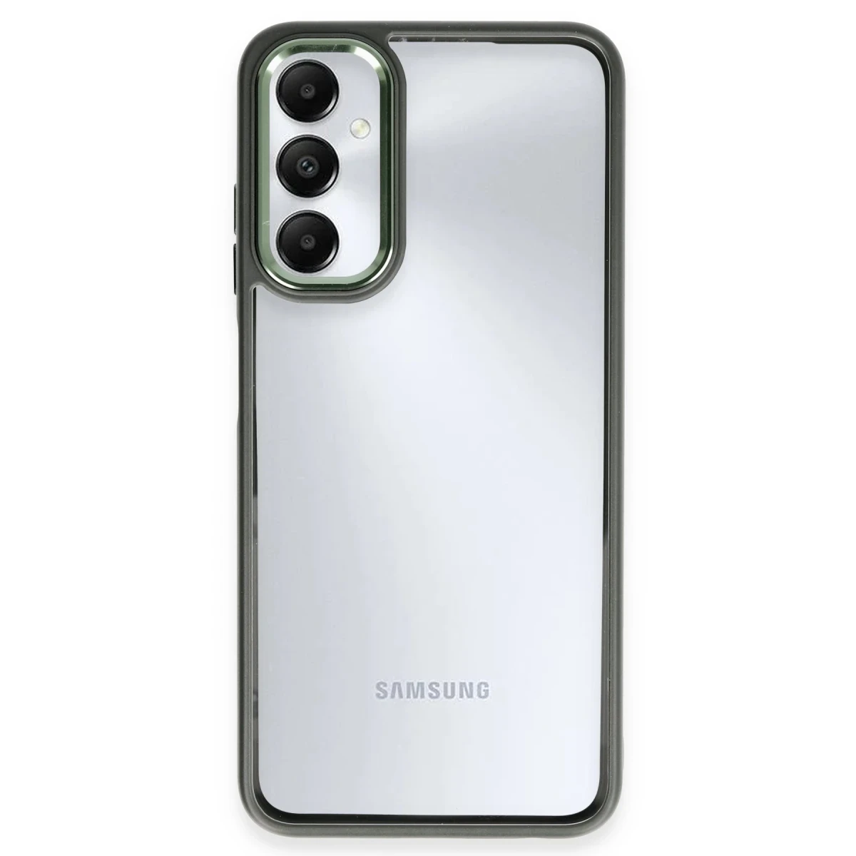Samsung Galaxy A05S Kılıf Power Silikon - Koyu Yeşil