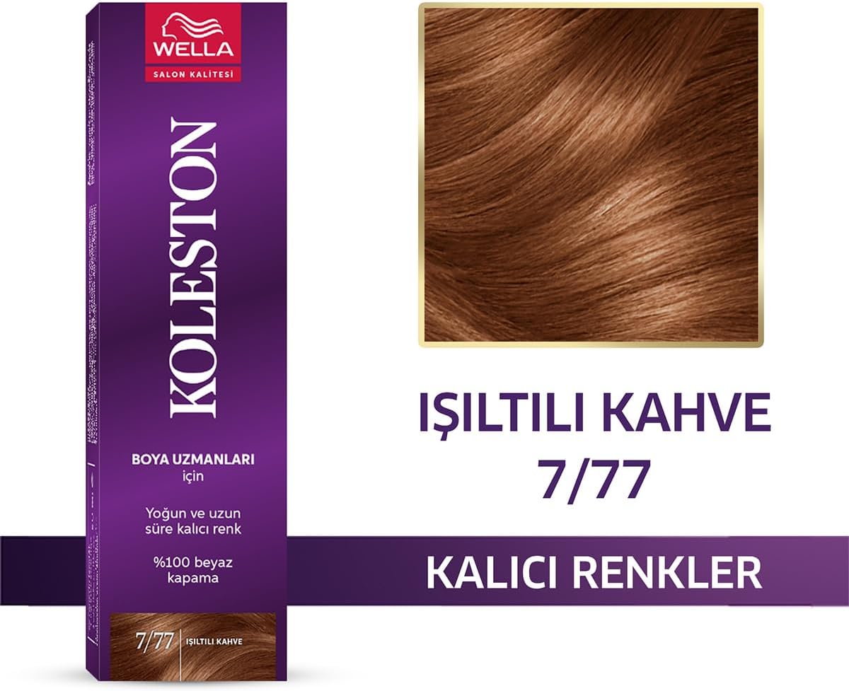 Single Tüp 7-77 Işıltılı Kahve Saç Boyası