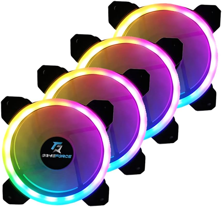 DUALRING 4x120mm Sese Duyarlı A-RGB Kasa Fanı