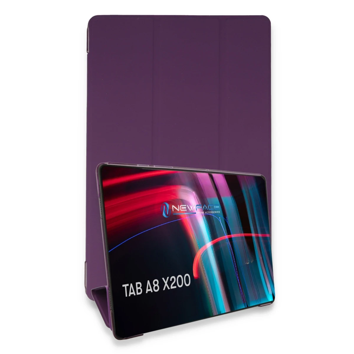Samsung Galaxy X200 Tab A8 10.5 Kılıf Tablet Smart Kılıf - Mor
