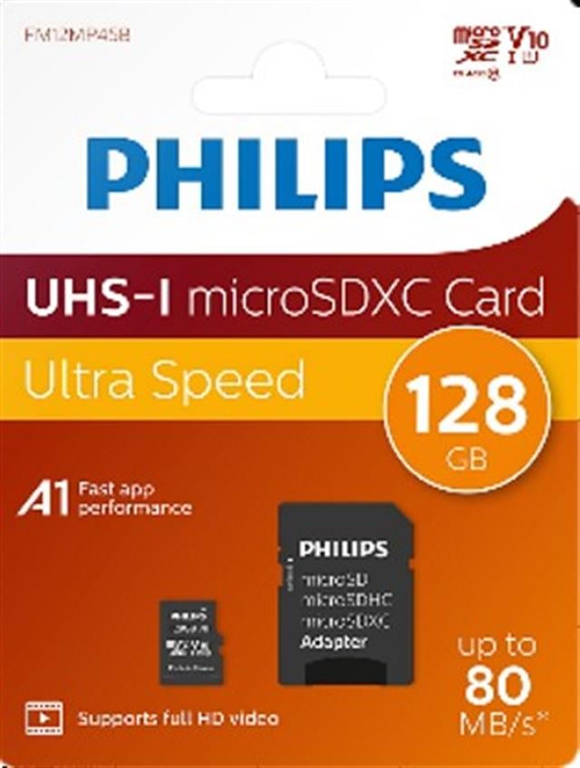 FM12MP45B/00 128GB Class10 UHS-I U1 TF Adaptörlü Micro SDXC Hafıza Kartı