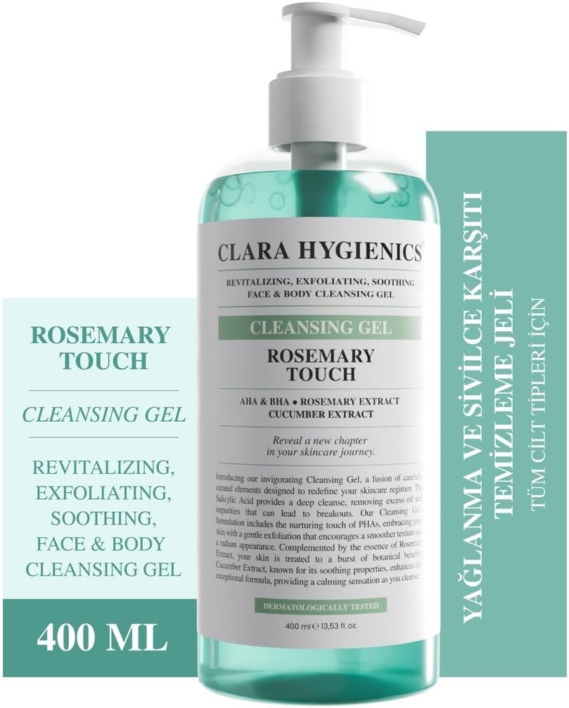 Rosemary Touch Anti-Oil Face and Body Cleansing Gel 400ml Temizleme Jeli