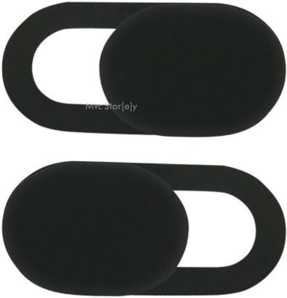 Kamera Kapatıcı 3'lü Set, Siyah Ultra İnce 0.7 mm Sürgülü Webcam Cover, Güçlü 3M Yapışkanlı Laptop Tablet Telefon MacBook iPad Uyumlu Kamera Gizlilik Kapağı