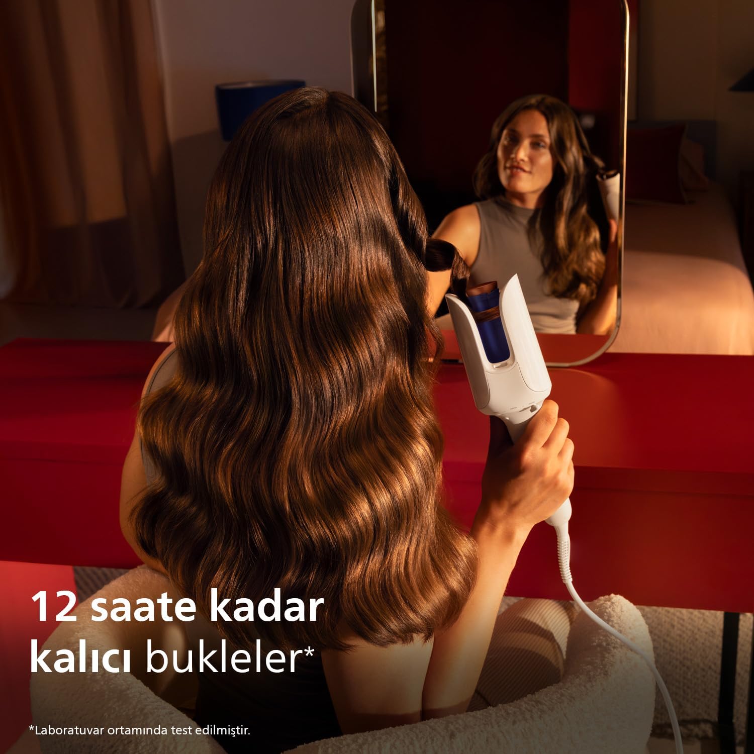 WavePro Otomatik Saç Maşası, Auto Wrap Teknolojisi, 5 Bukle Ayarı, SenseIQ Isı Koruması, İyonik Bakım, 360° Şekillendirme, 12 Saate Kadar Kalıcı Bukleler, Ergonomik Tasarım, BHB968/00