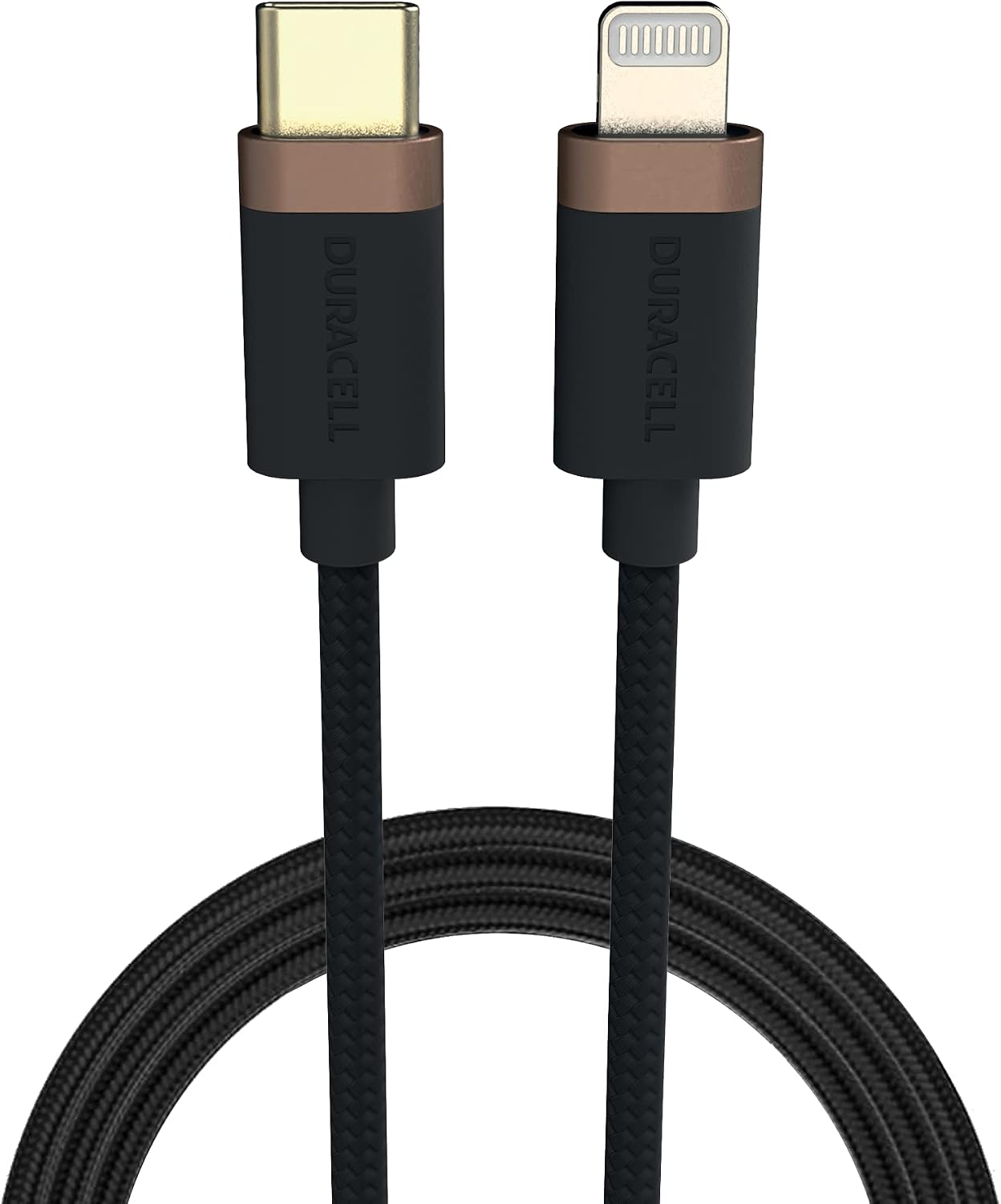 1M USB-C to Lightning Braided Black
