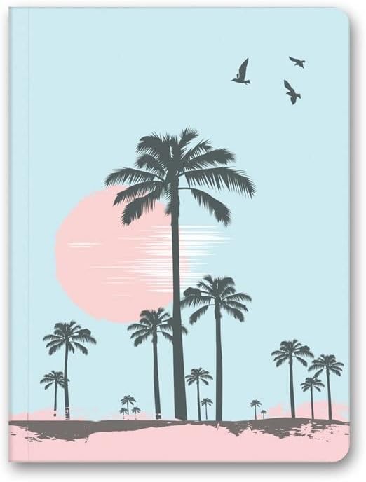 Naturel Mini Defter Çizgili Palmiye 14x20 cm