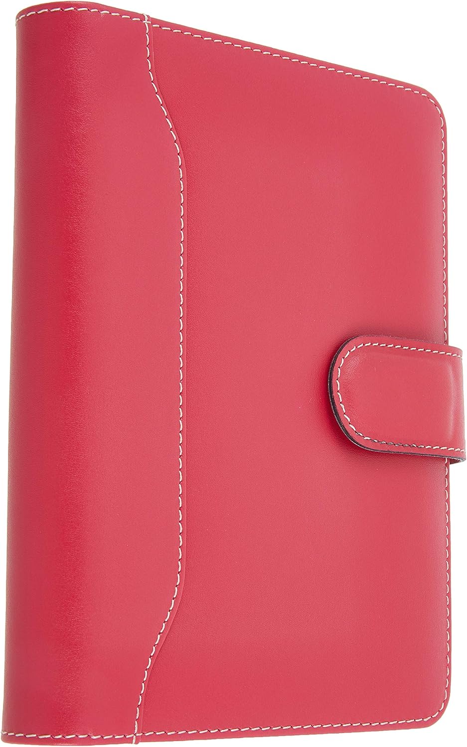 5164 Ajanda TARİHSİZ Kareli 14x20 cm. Ajanda/Defter Hesap Makineli Suni Deri Organizer, Fuşya