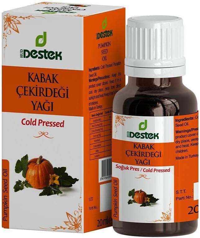 Destek Kabak Çekirdeği Yağı (Soğuk Pres) 20 ml