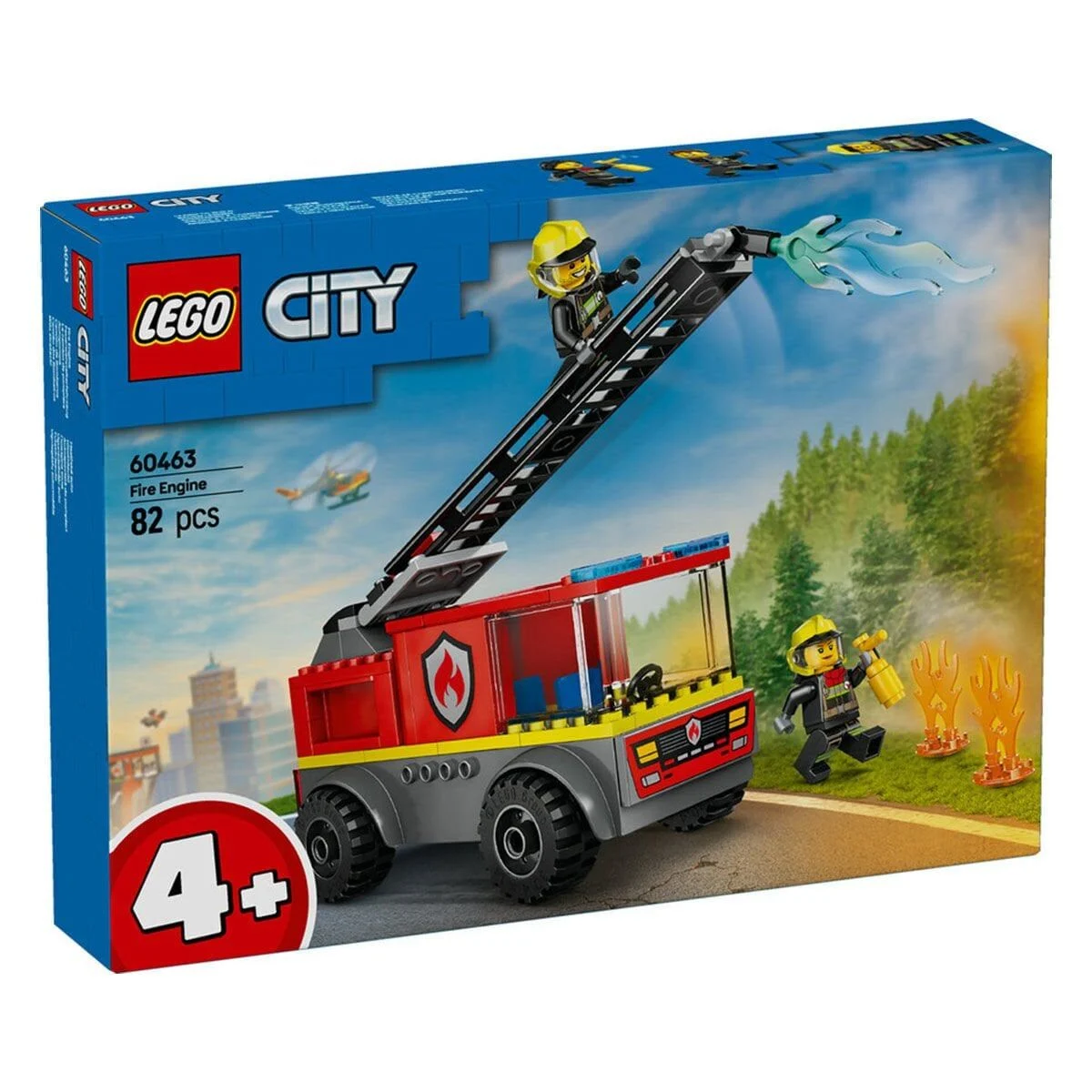 60463 Lego City Merdivenli İtfaiye Kamyonu 82 parça +4 yaş