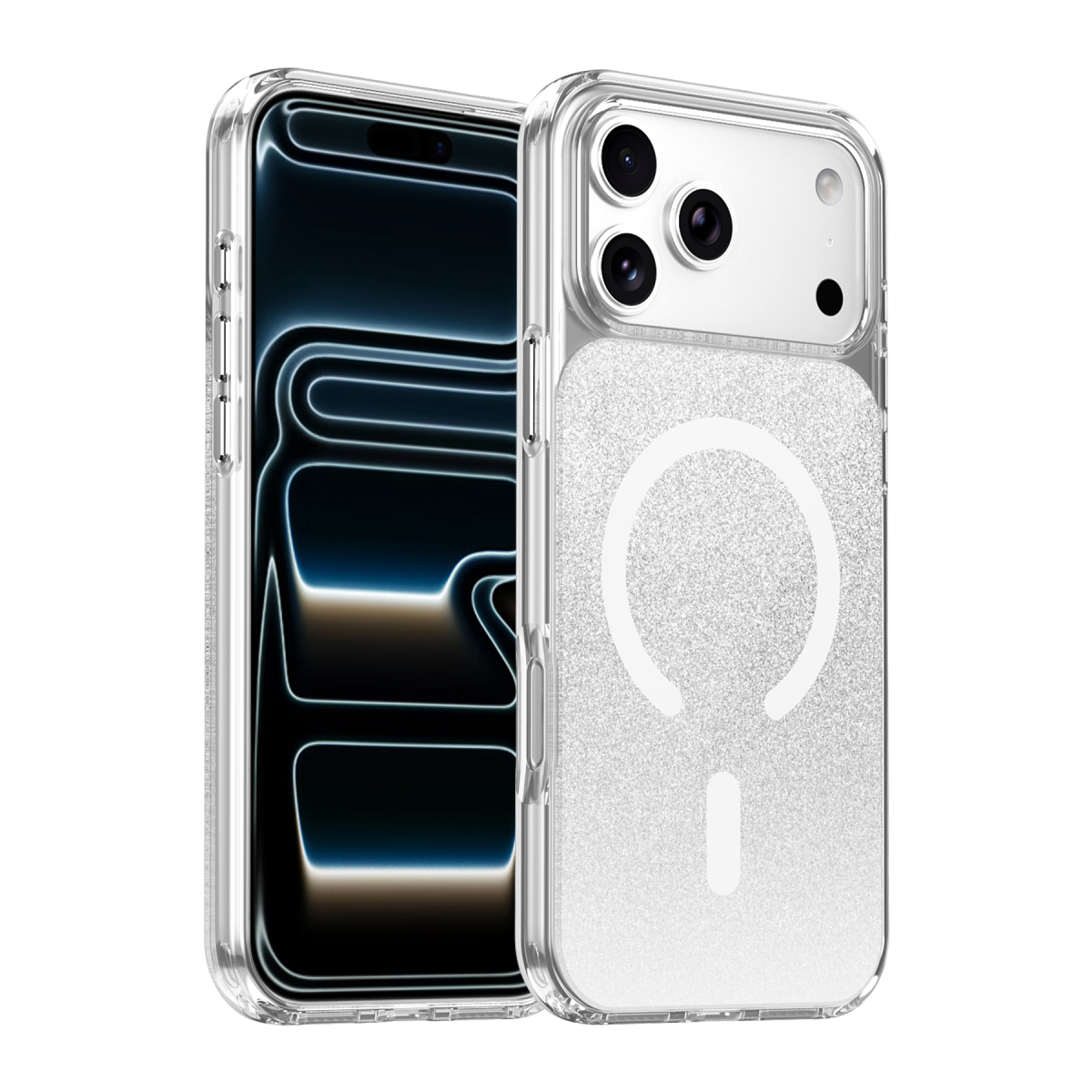Onegif Apple iPhone 17 Pro Max/18 Pro Max Sora Simli Magsafe Kapak - Beyaz