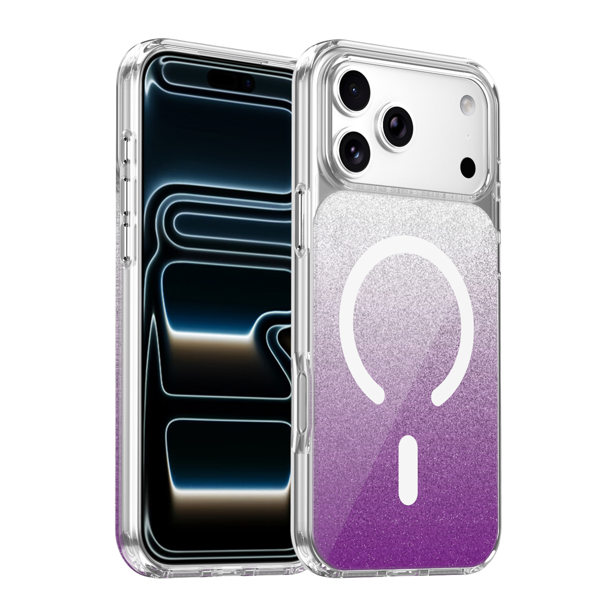 Onegif Apple iPhone 17 Pro Max/18 Pro Max Sora Simli Magsafe Kapak - Mor