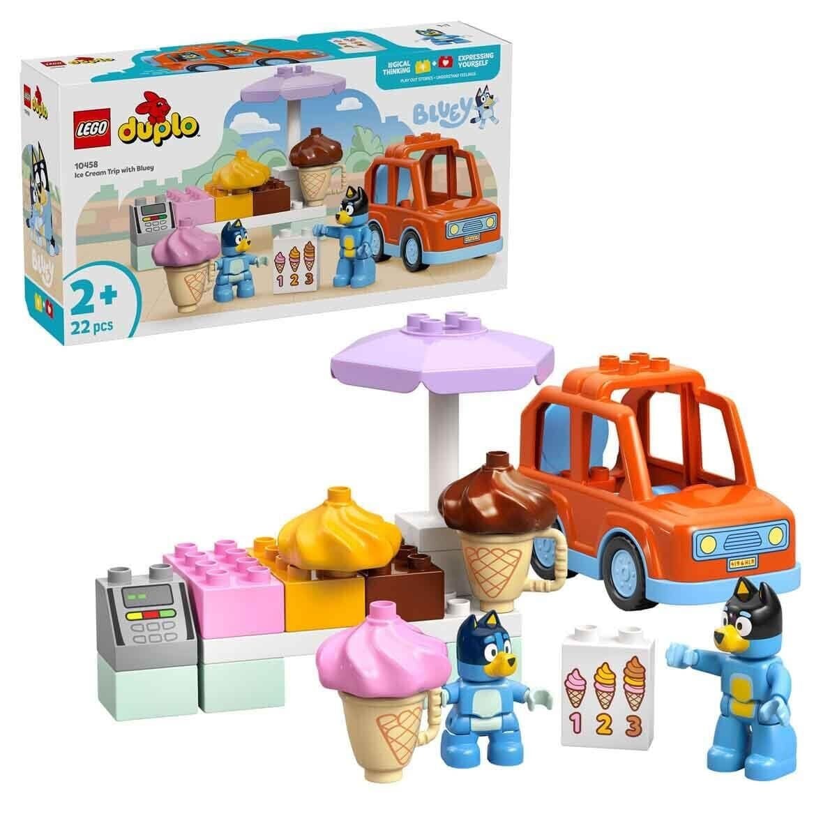 10458 Lego Duplo Bluey ile Dondurma Gezisi 22 parça +2 yaş