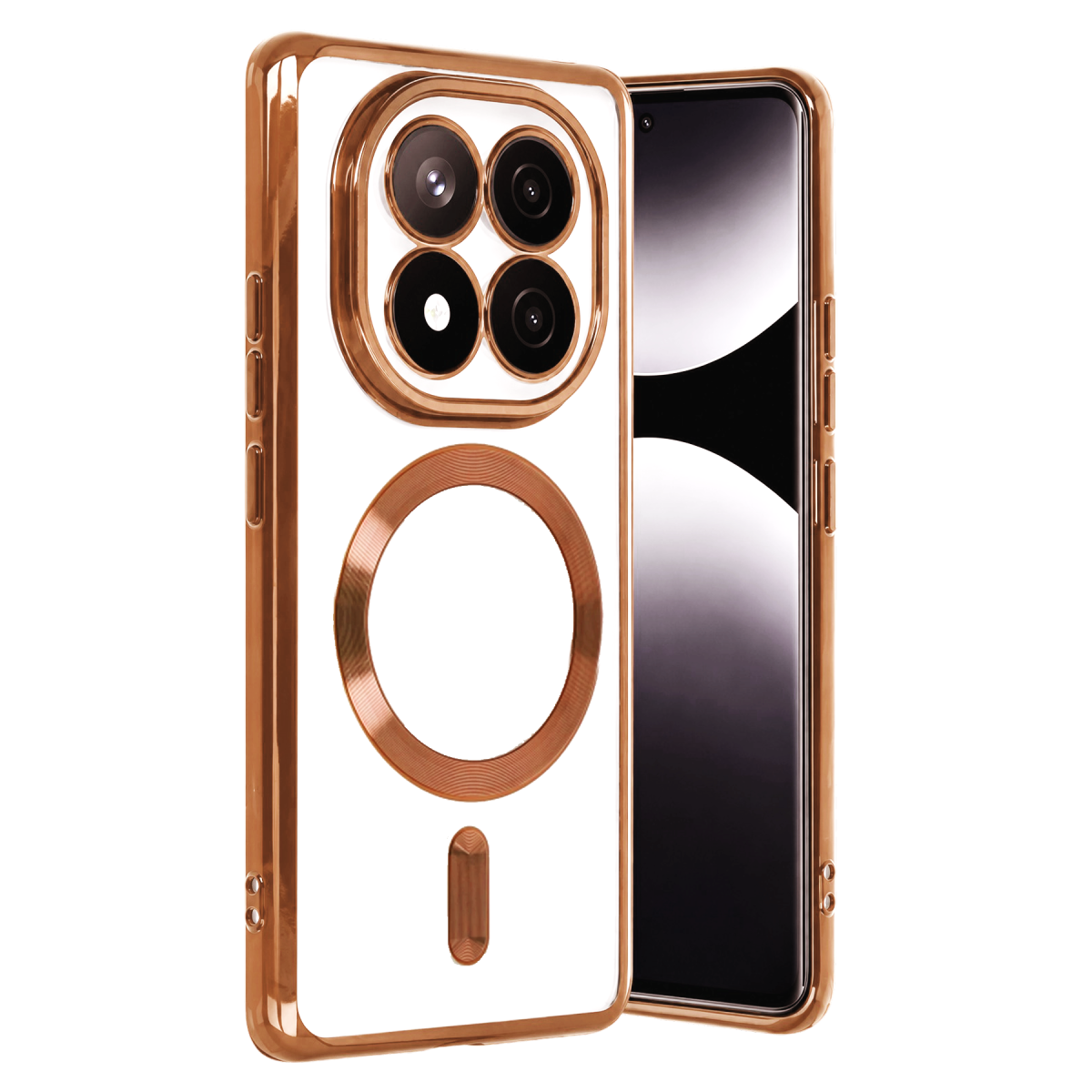 Xiaomi Redmi Note 15 Pro 4G Kross Magneticsafe Kapak - Turuncu