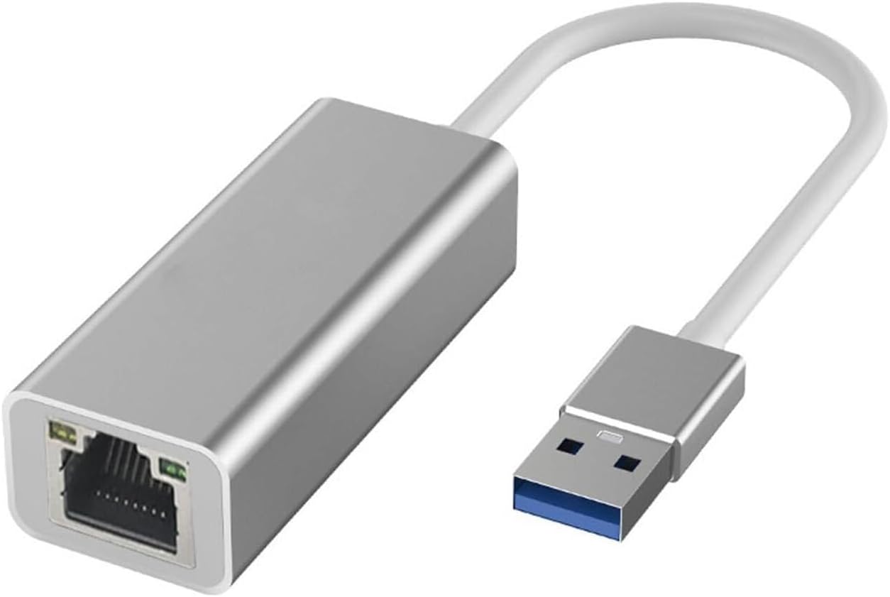 Cr42 USB 3.0'dan Ethernet RJ45'e 1000 Mbps Çevirici Adaptör İnternet Dönüştürücü Laptop PC İle Uyumlu Alüminyum Kasa