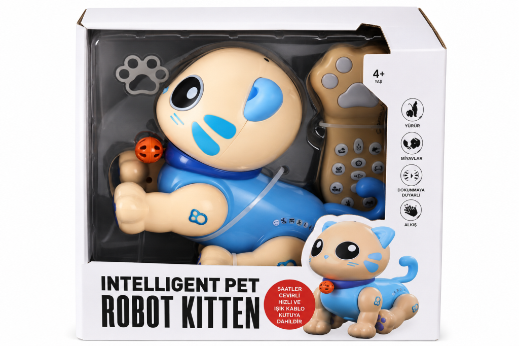 5135 Robot Akıllı Kedi Ff Sesli 3 7 Usb 2R