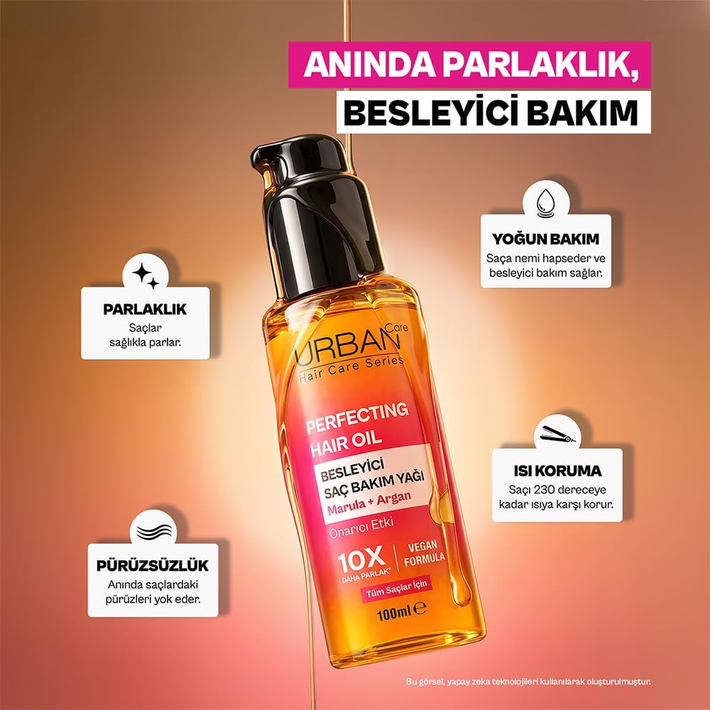 Perfecting Besleyici Parlaklık Veren Saç Bakım Yağı -100ML-vegan