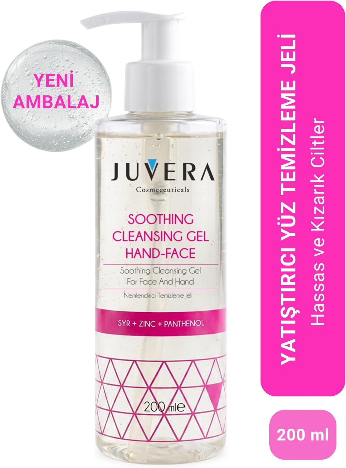 Juvera Soothing Cleansing Jel Hand-Face 200 ml