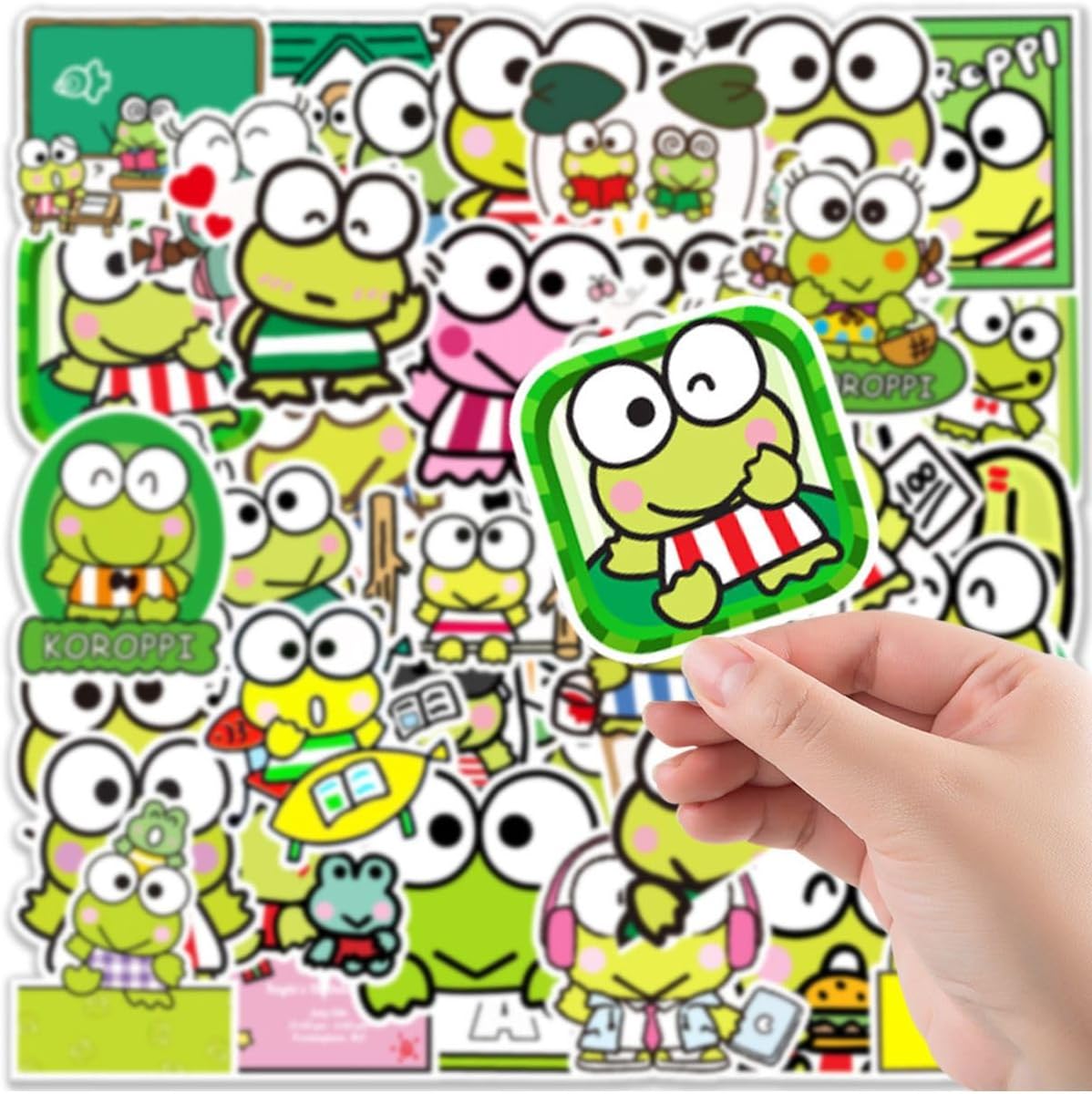 Keroppi Defter Suluk Laptop Notebook Tablet Telefon Kılıf Sticker Seti