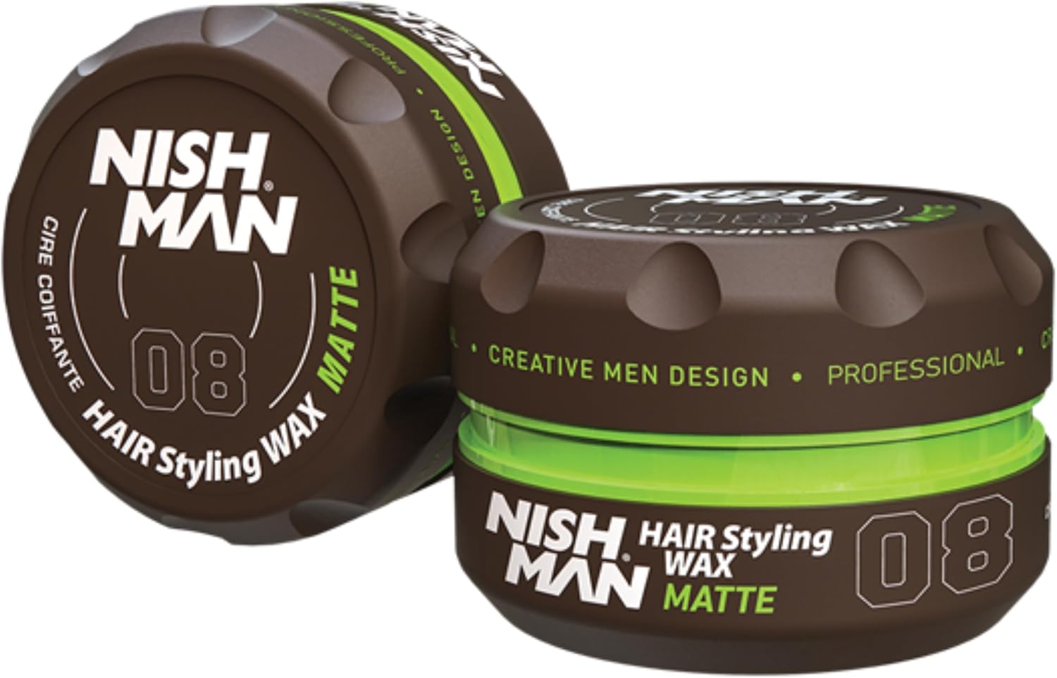 Saç Şekillendirici Wax 08 Matte, 150 ML | Tüm Saç Tipleri | Ekstra Güçlü, Doğal ve Matt Görünüm