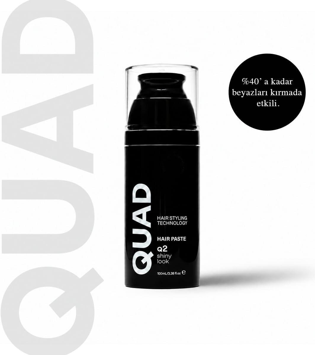 Q2 Airless Beyaz kırıcı etkili parlak wax – Parlak Görünüm & Güçlü Tutuculuk