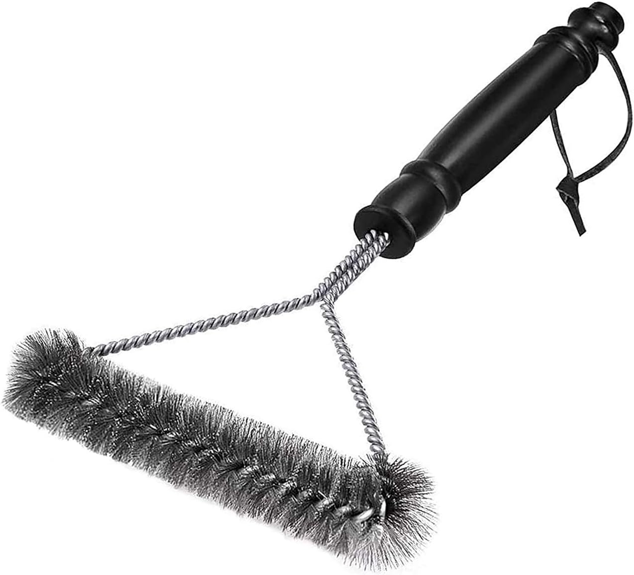 Metal ızgara fırçası, ızgaralar, mutfak aksesuarları için üçgen temizleme fırçası, tel kıllı alet ızgaraların kirlerini ovmak ve temizlemek için